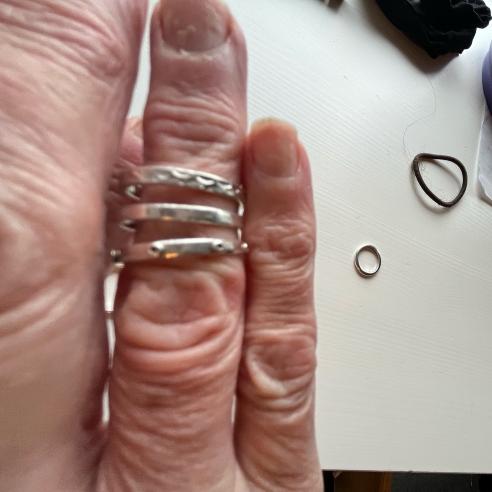 Set of three Silpada rings size 6.5